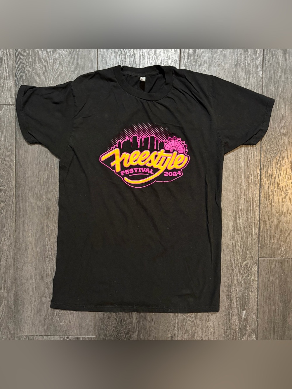 Freestyle Festival 2024 Black Concert T-Shirt Men’s Size Medium